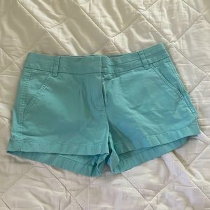 Blue J.Crew Chino Shorts